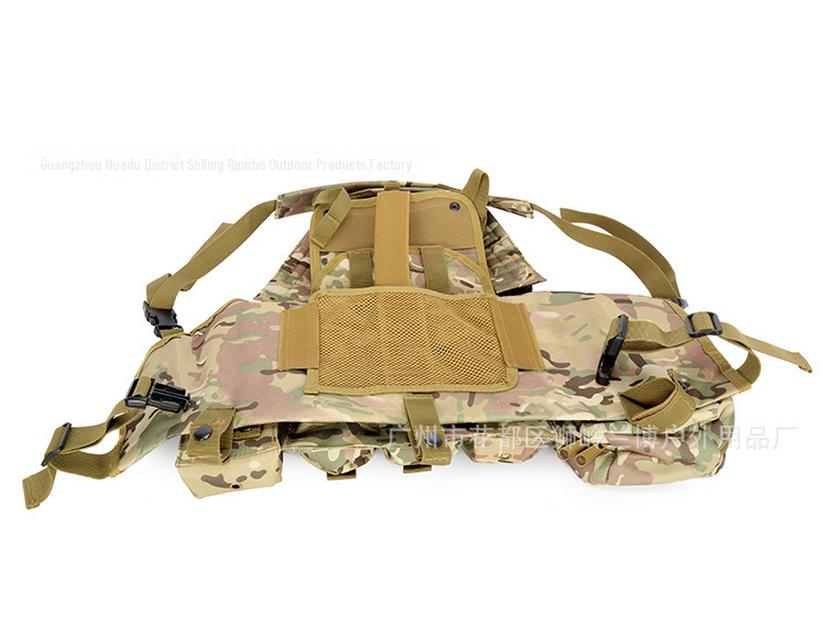 Многоцветный тактический полевой жилет RRV с системой MOLLE