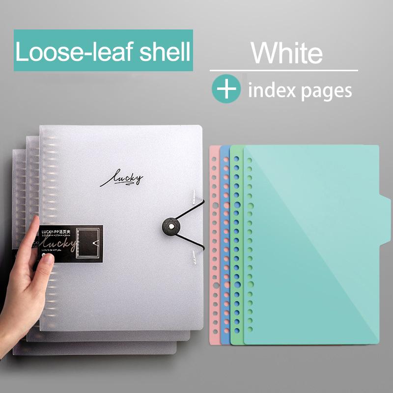 Diary 2026 A5 B5 A4 Transparent Loose Leaf Binder Notebook Inner Core Cover Note Book Journal Planner Office Stationery Supplies
