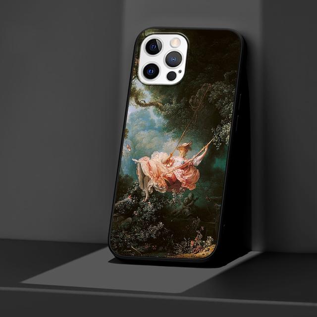 Чехол для Iphone 11 13 12 Mini 14 Pro Max Xr 7 8 Se 2020 Xs 6 6s Plus 5s черный чехол для телефона из ТПУ Palace Versailles Creation Adam