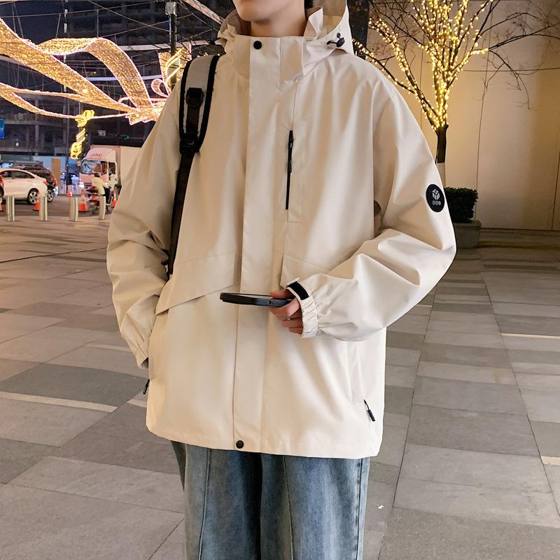 Весенне-осенняя куртка Tooling Jacket Мужская новая повседневная куртка с капюшоном Ранняя осень Тонкая спортивная куртка Ruffian Handsome