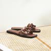 Charles & Keith Удобные женские шлепанцы на плоской подошве Обувь CK1-70580182_BROWN