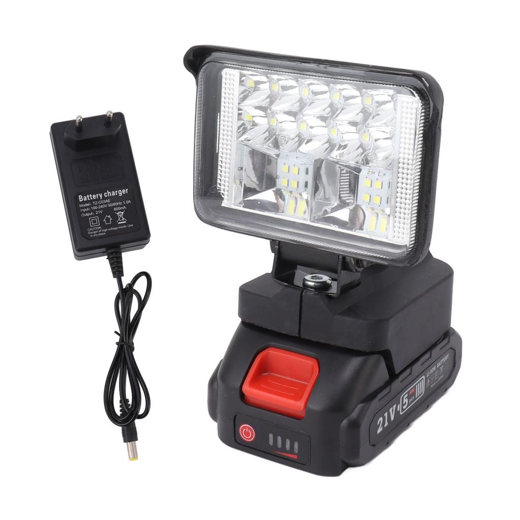 LED Work Light Super Bright Wide Range MT Interface Rotating Lamp Head 1500mAh Outdoor LED Flood