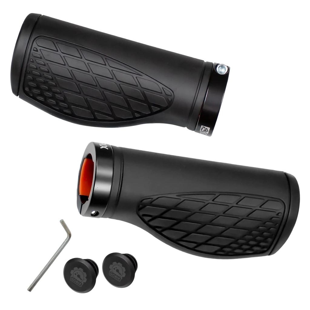 GORIX Bicycle Grip (GX-AGOO) Grip Bicycle Short Grip Cross Bike,