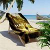 Haaland Power Print Beach Towel, Large Soft Quick Dry Towel for Beach Camping Swimming