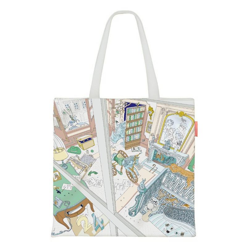 Spring new printed handbag women's oil painting series handbag shoulder bag tote bag fashion canvas bag