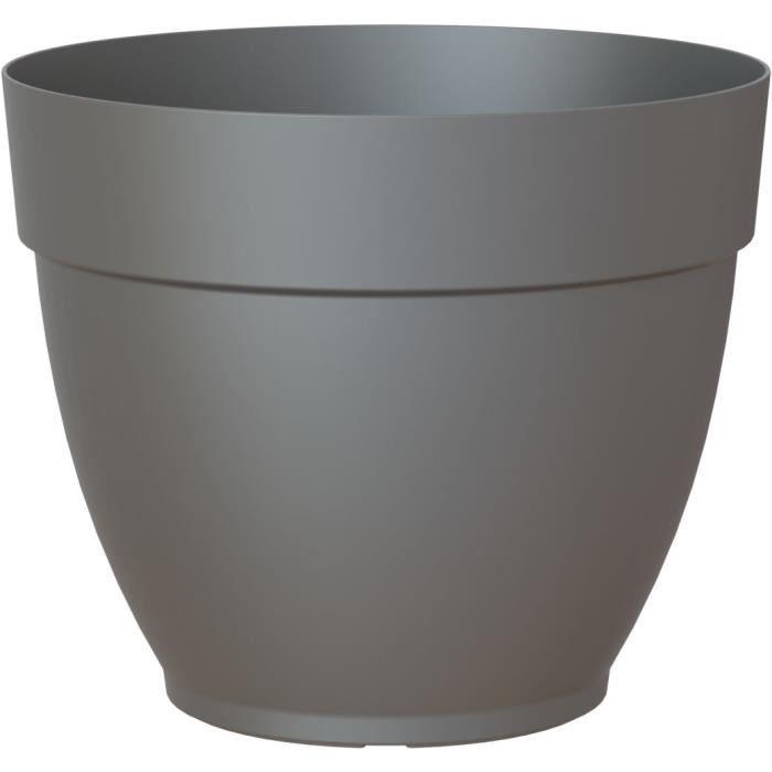 ARTEVASI Flower Pot CAPRI CAMPANA - Frost Resistant - Anthracite - 35 X 35 X H 29.4 Cm