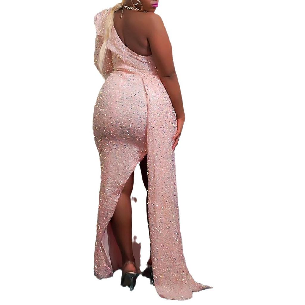 Зимнее африканское платье мода новый плечевые бусины одежда для подружки невесты вечеринка длинное платье европейская и американская женская одежда