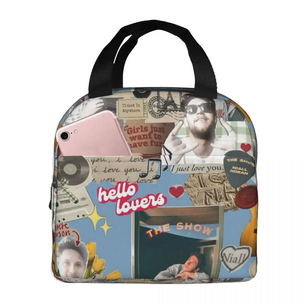 The Show Niall Horan Insulated Lunch Bag for Women Children Leakproof Food Boxes Thermal Lunch Box Tote