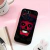 Чехол для телефона 'Мексиканский череп Катрины' для iPhone 17,16,15,14,13,12,11 Plus,Pro Max, Мягкий силиконовый черный чехол