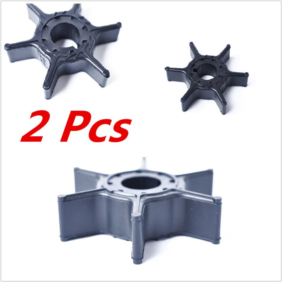 2 шт. Новый OEM КРЫЛЬЧАТКА ВОДЯНОГО НАСОСА 63V-44352-01-00 для подвесного мотора Yamaha 8 л.с. 9,9 л.с. 15 л.с. 20 л.с.
