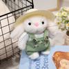 Plush Stuffed Garden Bunny Plush Toys Clothes and Hats Rabbit Plush Doll Kids