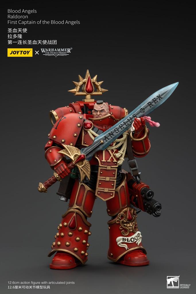 JOYTOY Warhammer Blood Angels Первый капитан Лардрон Масштабная фигурка Готовый продукт 40,000 1/18