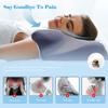 Cervical Memory Foam Pillow For Neck And Shoulder Pain Ergonomic Orthopedic Sleeping Contoured Support Pillow Cozy Sleeping