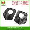 Рамка решетки противотуманной фары BMW E71/E72 (51117188383/51117188384)
