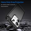 Xiaomi Redmi Note 13 Pro Carbon Fiber Protective Case - Black