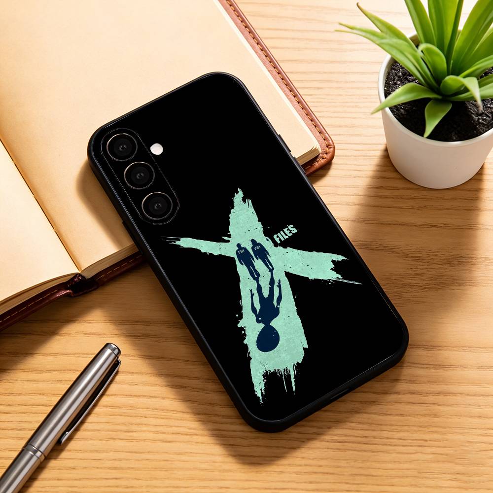 СЕКРЕТНЫЙ НЛО x-files Чехол для телефона Samsung Galaxy A73,A72,A71,A70,A53,A52,A51, Мягкий силиконовый черный чехол