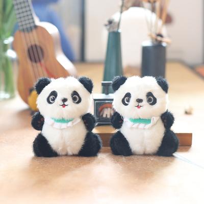 Милая милая маленькая панда кулон плюшевая игрушка кукла мультяшная сумка подвесной брелок тряпичная кукла кукла