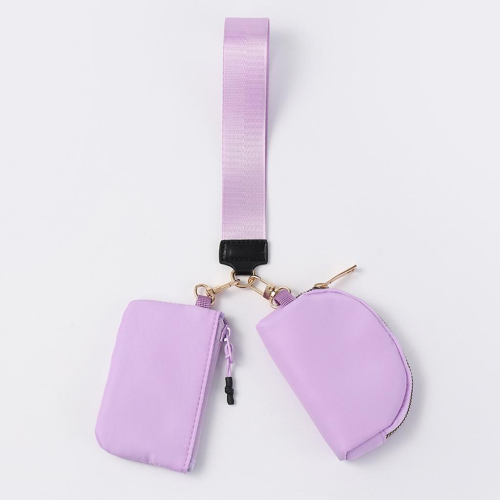 Такая же сумка на запястье, портативная мини-модная, подходящая по цвету, сумка для смены цвета, нейлоновая водонепроницаемая сумка для хранения ключей