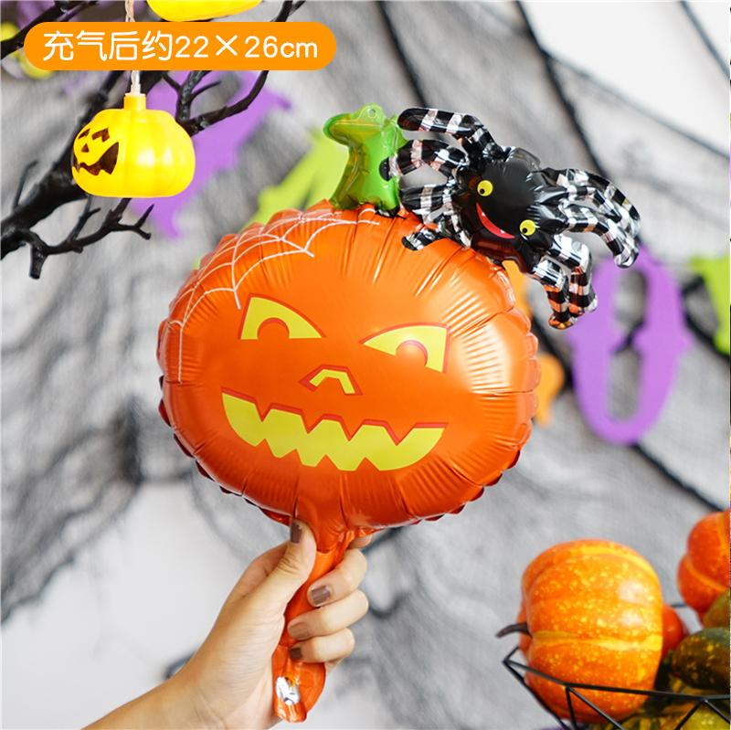 loween Aluminum Foil Balloons Ghost Skeleton Decorations for Nightclubs Kindergarten Bar KTV Parties Children's Decorations