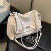 Trendy New Casual Simple Chain Underarm Tote Bag Large Capacity Women's Commuter Light Soft Leather Shoulder Bag