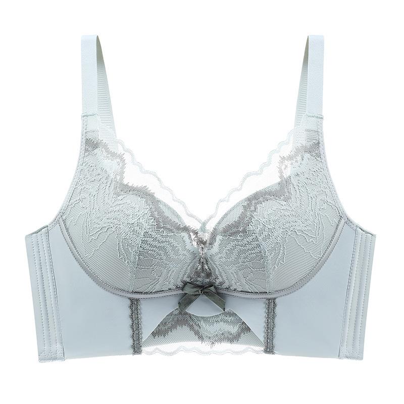 Collect Vice Breasts Бюстгальтер со сборками против провисания Тонкая секция без стального кольца Регулируемый бюстгальтер