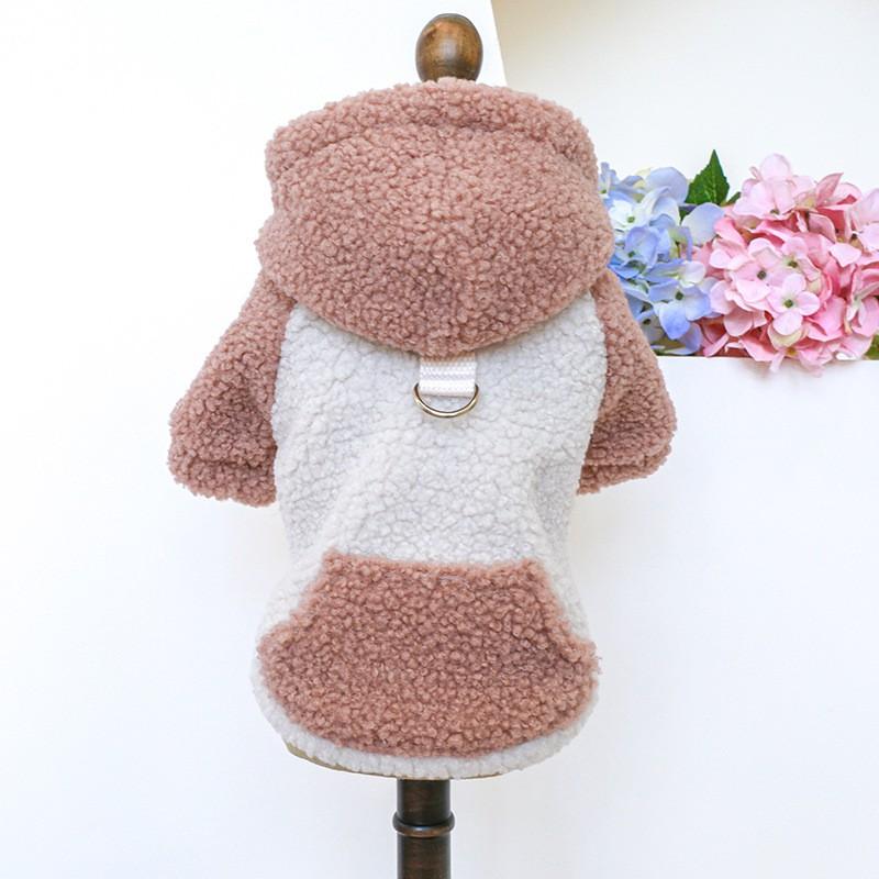 Pet Warm Fleece Dog Cat Hoodie Sweater Winter Coat Small Medium Large Dogs Cats Comfortable Casual Outfit