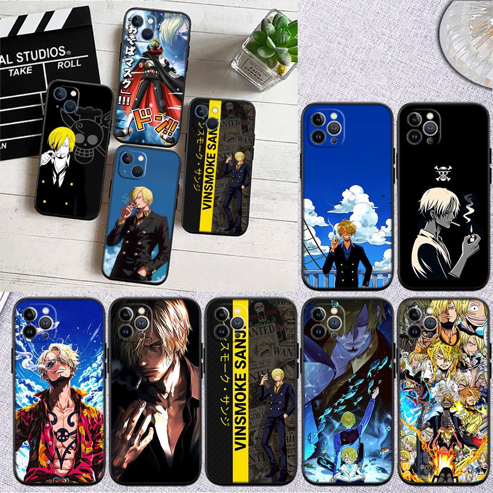 FM43 Чехол-накладка Sanji из One Piece для iPhone 16 15 14 13 12 Pro Max Plus Mini
