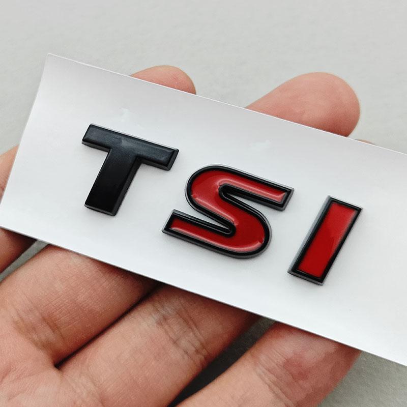 YKPSC1 3D ABS Car Letter Fender Rear Trunk Emblem Stickers Decal Stying For Wlokswagen VW Golf 5 6 7 Polo Passat Auto Accessories