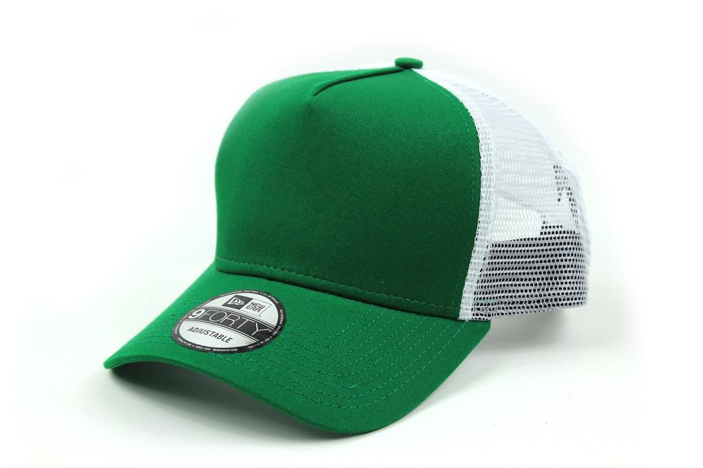 NEW ERA Snapback Trucker Mesh Cap (KELLY/WHITE)