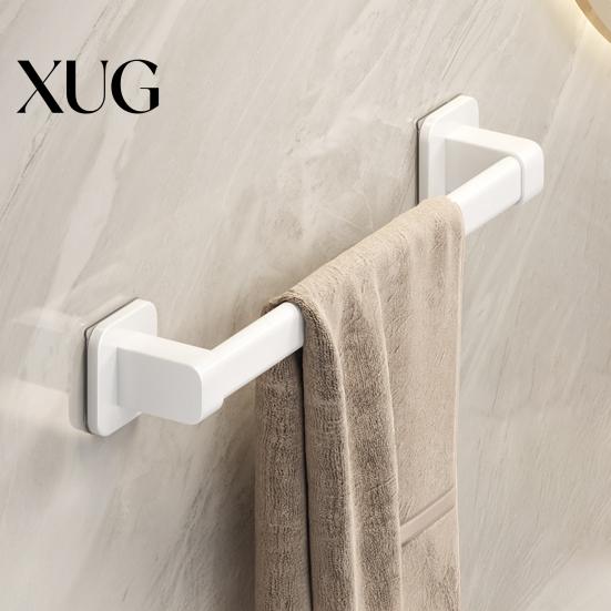 Wall-mounted Towel Rack Self-Adhesive Hand Bar Strong Load-bearing No-drill Easy to Install Bathroom Wall Mounted Hanger Removable