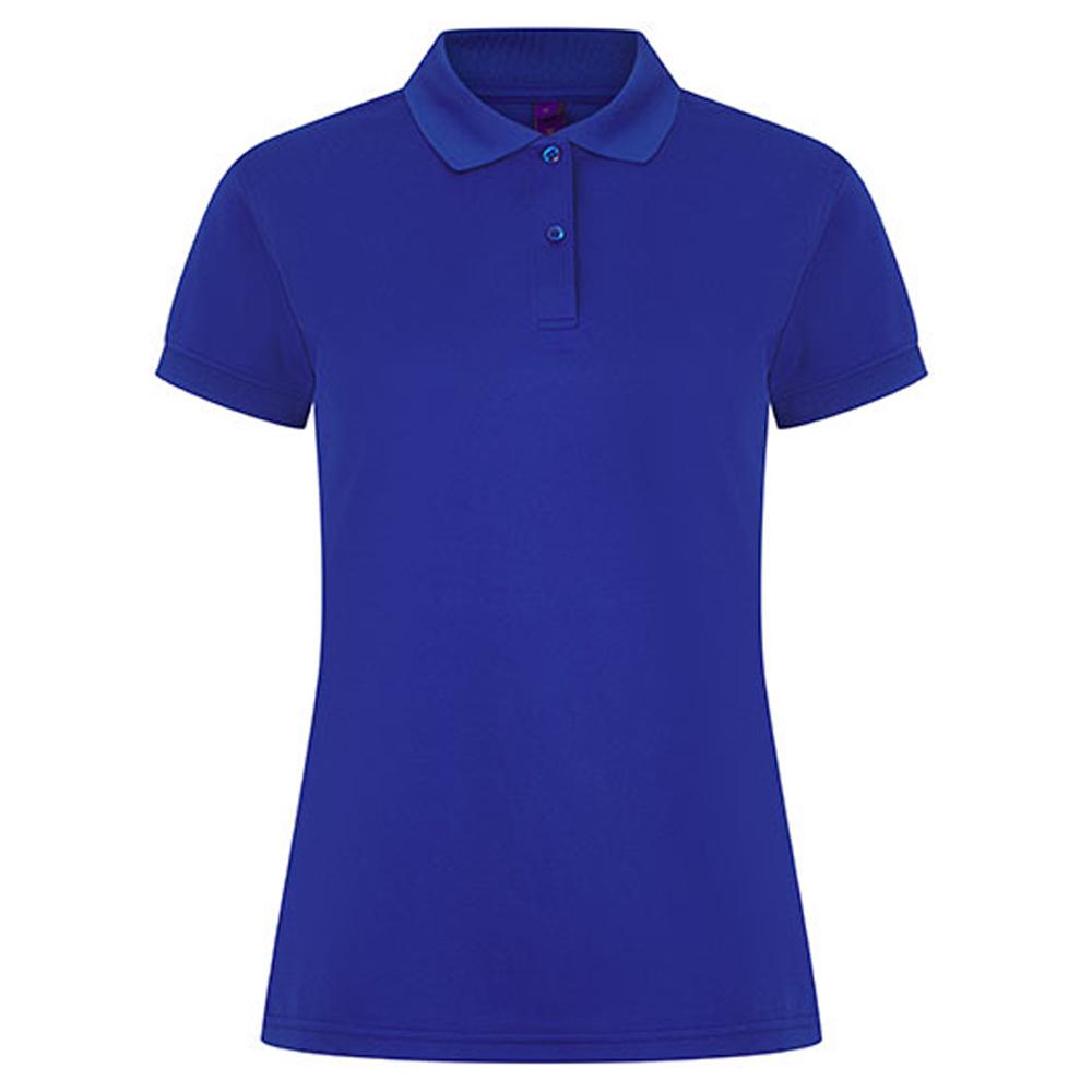 Henbury Womens/Ladies CoolPlus Moisture Wicking Polo Shirt