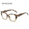 SHAUNA Anti-Blue Light Ретро женские оправы для очков Оправа для оптических очков большого размера