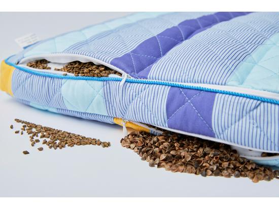 Наволочка для подушки с гречневой лузгой: Чистый хлопок, Двойная молния, Утолщенный, Безопасный для детей мешок для наполнителя подушки, Домашний текстиль.