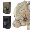 Molle Tactical Double-Layer Phone Pouch Card Holder Wallet Outdoor Camping Hunting Accessories Edc Tool Waist Pack Bag