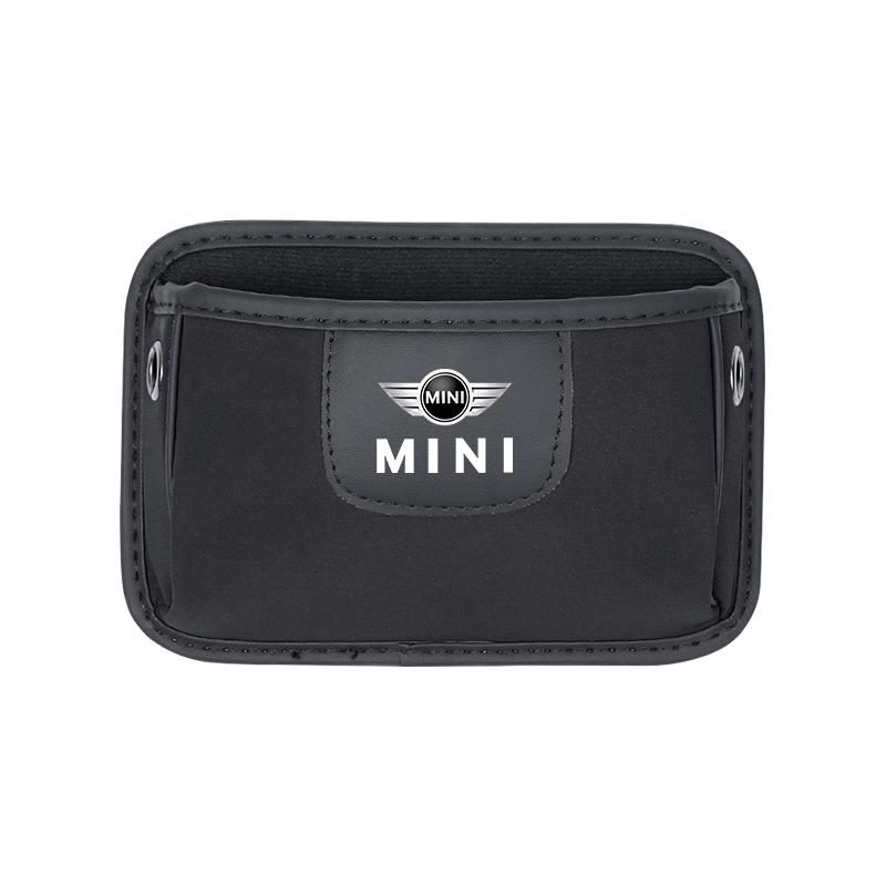 Car Door And Seat Back Leather Storage Box Sorting Bag For MINI Cooper R56 F56 R50 JCW Cabrio Aceman Countryman Clubman Roadster