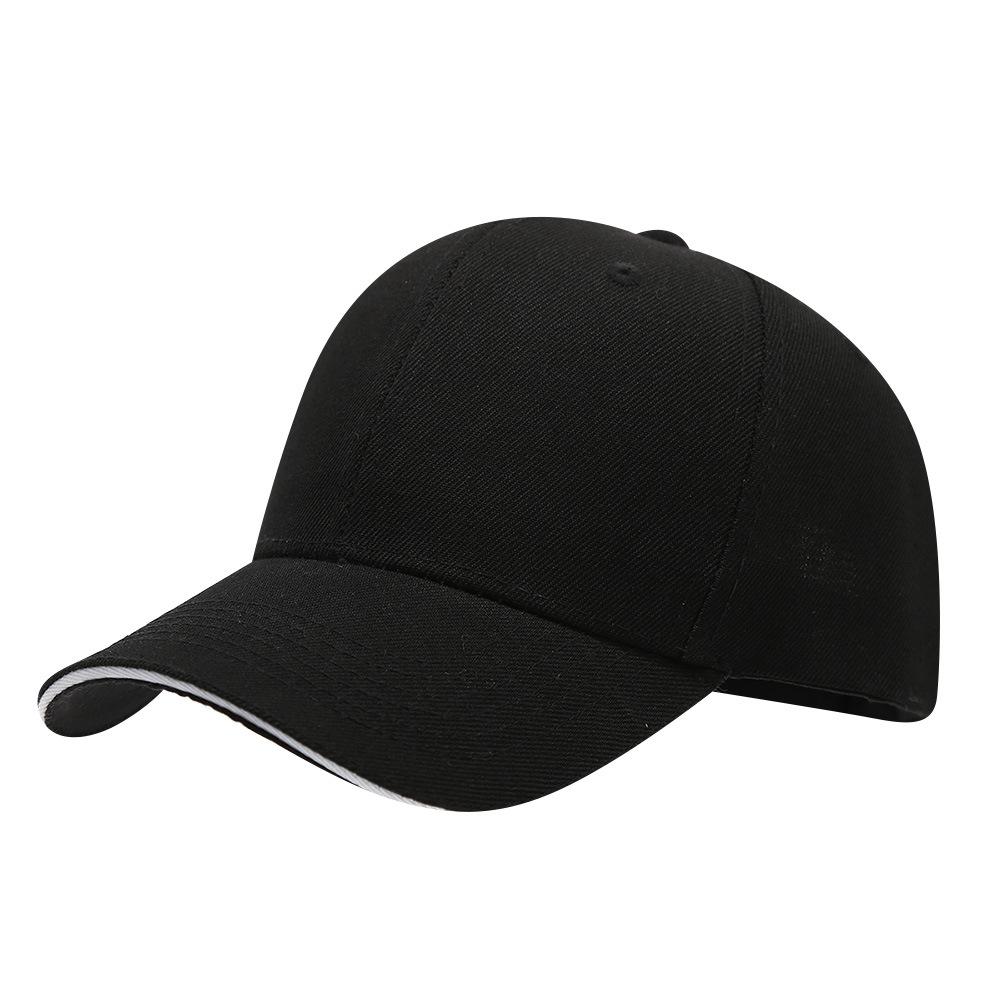 6-панельная Бейсболка Классическая Унисекс Кепка Snapback Для Мужчин Женщин Кепка Отца С Сэндвич-Козырьком Повседневная Хип-Хоп Уличная Однотонная Кепка