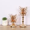 Glass Art Candle Cup Candlestick Candle Holder Crystal Ambience Ornaments Home Decor