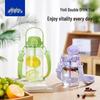 HAERS 1 л Спортивная бутылка для воды с трубочкой