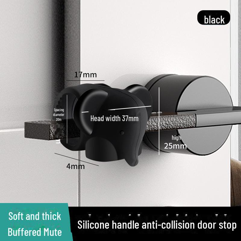 Силиконовый противоударный стопор дверной ручки для ванной комнаты