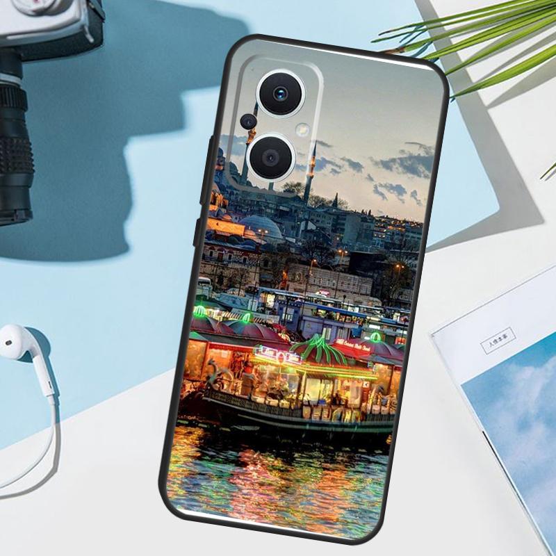 Турция Стамбул Пейзаж Здание Чехол Для OPPO Reno 14 F 13F 12F 11F 10 11 12 13 Pro 7 8 Lite Чехол OPPO Find X9 X5 X6 X8 Pro