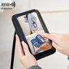 New Touch Screen Mobile Phone Bag Multi-function Passport Wallet Certificate Storage Bag Women's Versatile Messenger Bag