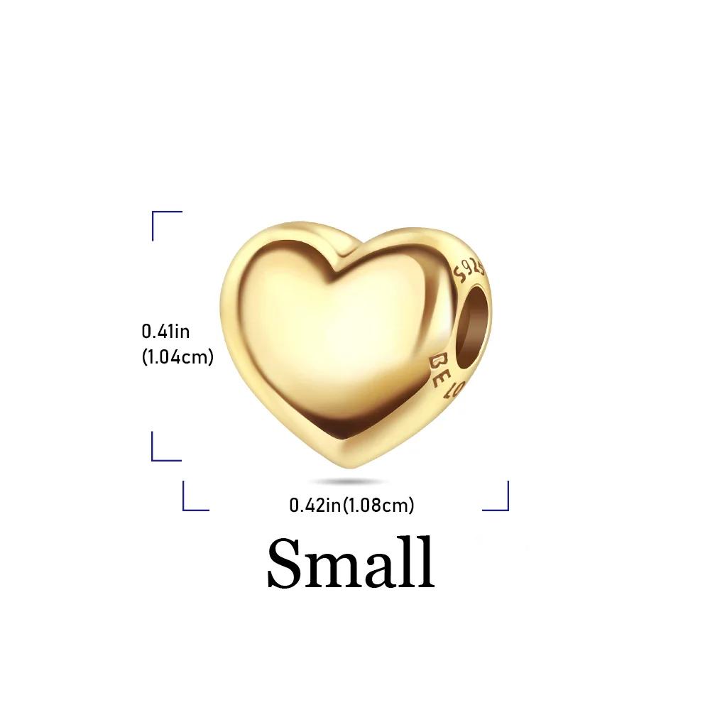 Новые Оригинальные Медные Разноцветные Шармы-Подвески в виде Сердца, Клевера, Розы, Звезды, Бабочки, Птицы с Бусинами для DIY Браслета, Ожерелья, Женский Подарок