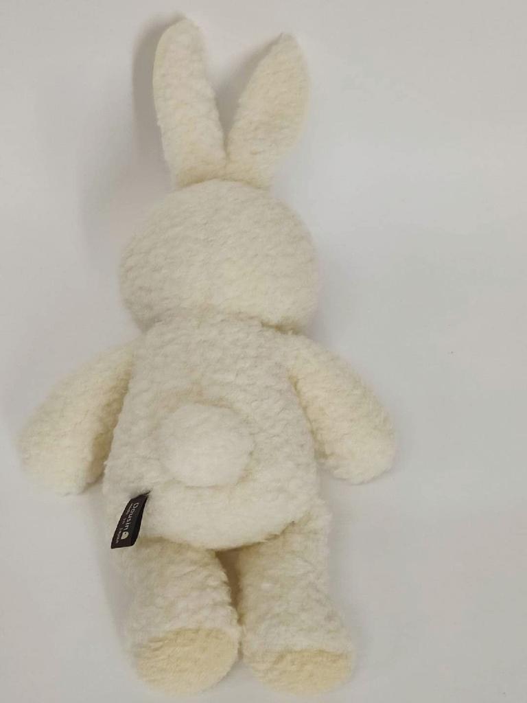 Doshin Original Made In Japan Fluffy Rabbit Plush Toy, 35cm Tall, Cream