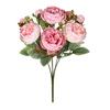 7 Forks Silk Artificial Flower Peony Home Room Wedding Wreath Festival Party Outdoor Arch Background Decor Floral Arrangement