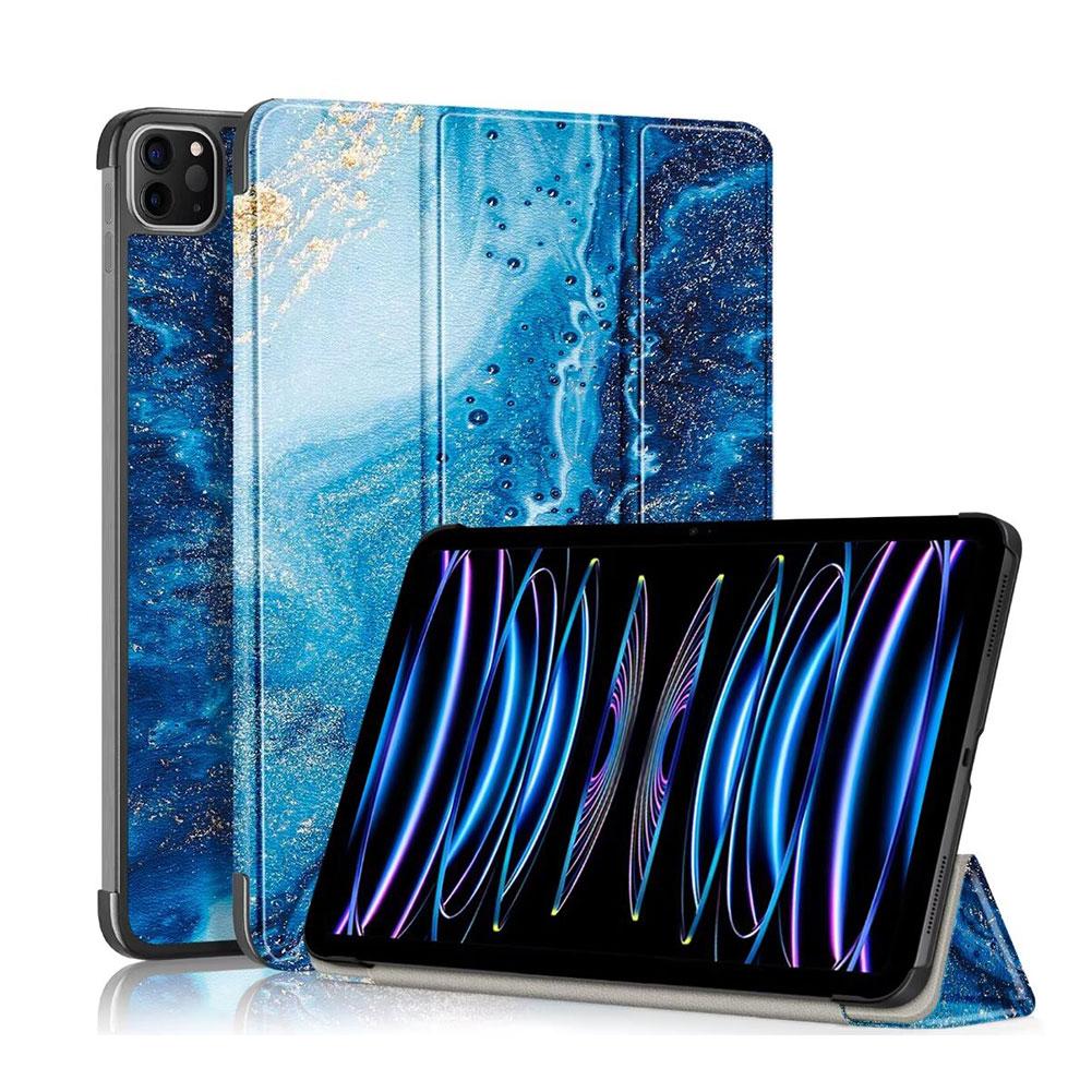 Trifold Stand Case Auto Wake/Sleep Full Protective Cover Magnetic Attachment Protective Case for iPad Pro 12.9 Inch (2025/2025)