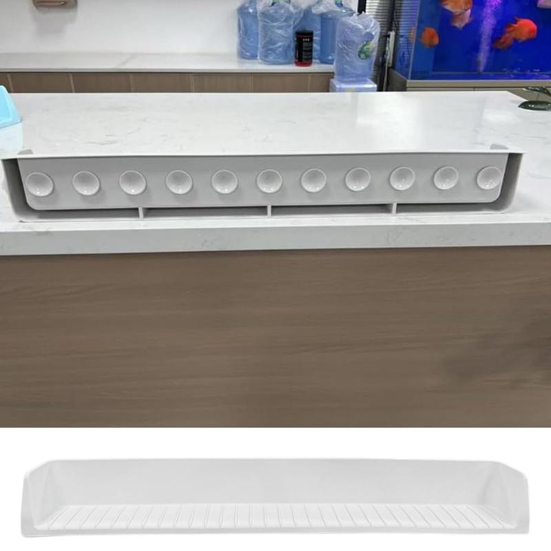 Bathtubs Splash Guards Toy Storage Shelf With 3 Feet Extended Design Safe Silicone Water Barrier For Toddlers Bath Safety
