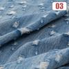 Thickened Cotton Washed Denim Fabric Jeans Coats Clothing Shirt Pants Apron Diy Thin Jacket Dress Sewing Blue Black