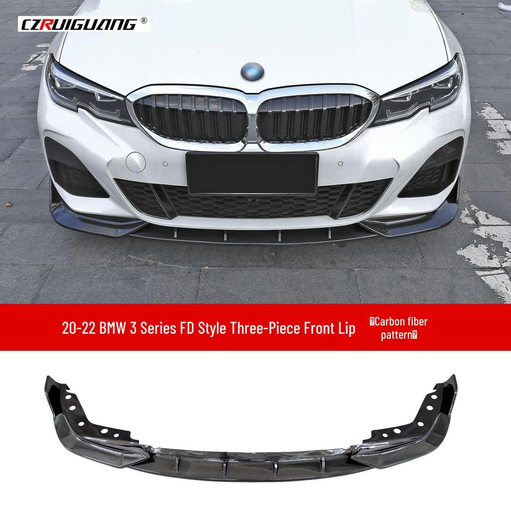 Compatible BMW 3 Series G20 Front Splitter & Rear Spoiler Body Kit (2020-2022)