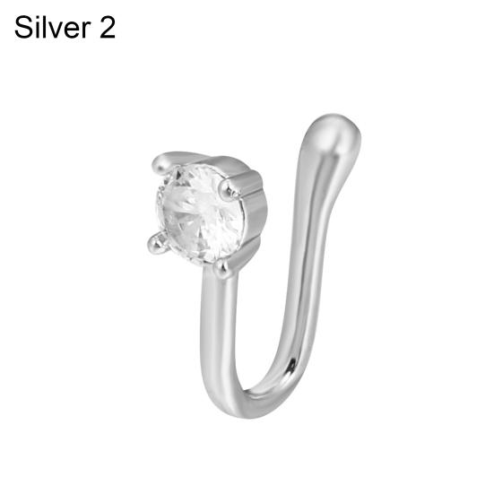 Каффы для носа Очаровательные Трендовые Без пирсинга Легкие в носке Женские Кольца-пирсинги для носа Хуп для вечеринки