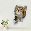 Креативные 3D кошки на стену и случайные наклейки для холодильника, блокнота, туалета - Горячая распродажа